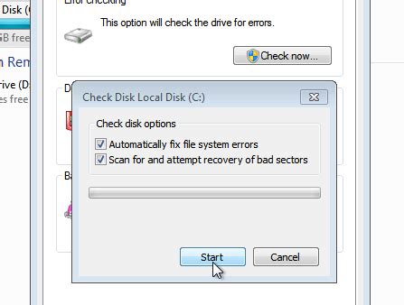 Image result for Perform a Disk Check