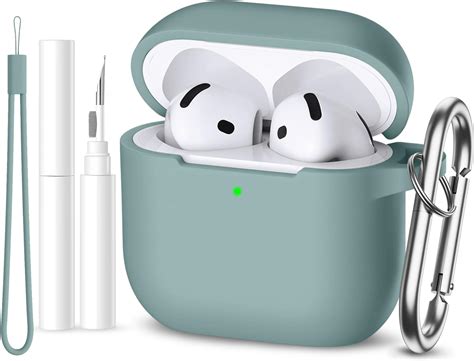 Amazon.com: MCTOPZO for AirPods 4 Case 2024 Come with Cleaner Kit,Soft ...