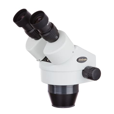 AmScope SM745B 7X-45X Binocular Zoom Power Stereo Microscope Head ...
