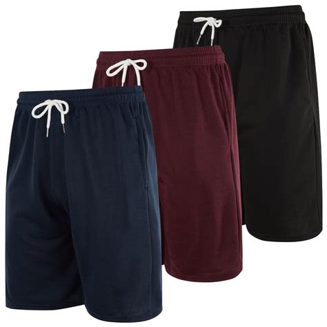 Real Essentials 3 Pack: Men's Cotton 9" French Terry Casual Lounge ...