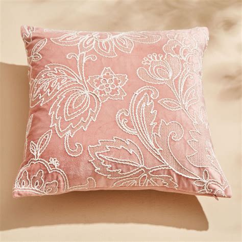 Buy Endura Embroidered Cushion Cover - 40x40cm from Home Centre at just ...