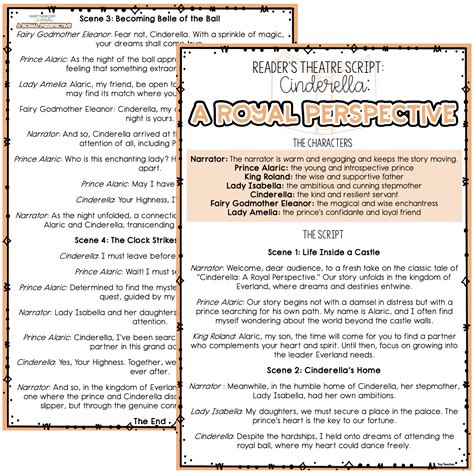 Reader’s Theatre Script: Cinderella: A Royal Perspective - Top Teacher
