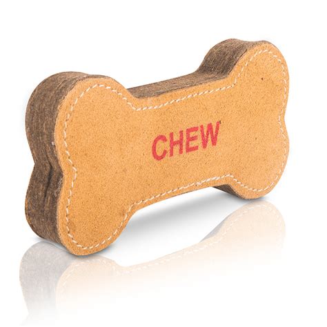 Bone Shaped Suede Leather Chew Toy – Pawpourri