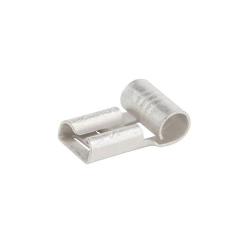 Buy 12-10 AWG Non-Insulated Female Flag Terminal, Silver (100-Pack ...