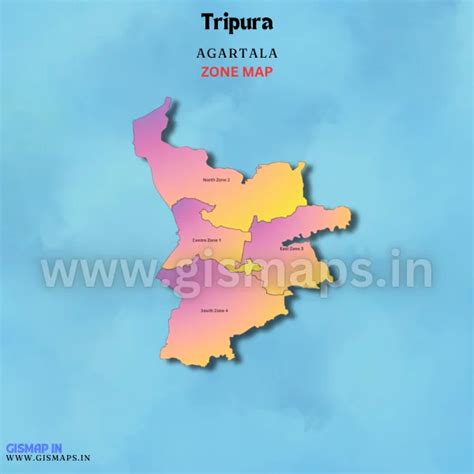 Agartala Zone Map