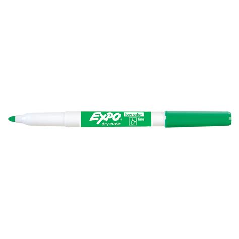 Expo Green Fine Tip Dry Erase Markers