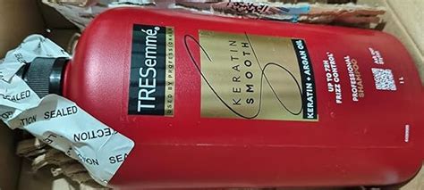 Tresemme Keratin Smooth, Shampoo, 1L, for Straighter, Shinier Hair ...