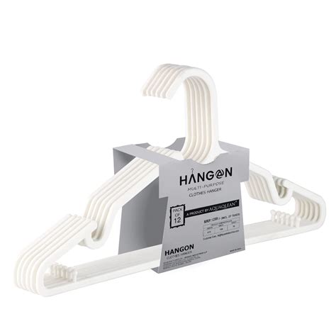 Aquaqlean Hangon Hangers for Clothes, Perfect Hangers for Wardrobe ...
