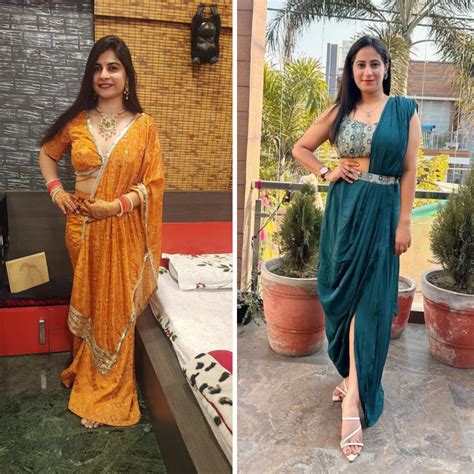 Alaya Resham Bronze Striped Anarkali Set