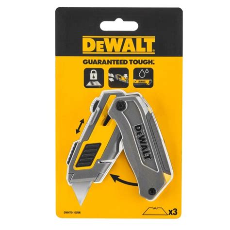 Dewalt DWHT0-10296 Deadbolt Folding Retractable Blade Utility Knife ...