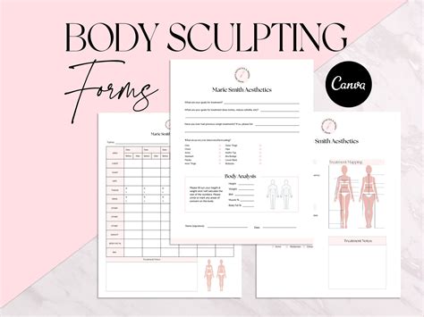 Editable body contouring forms body sculpting consent forms body sculpting forms fat dissolve ...