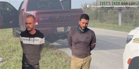 Burglary suspects caught in getaway truck with ‘stolen tag’ sign