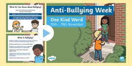 'What is Bullying?' PowerPoint (teacher made) - Twinkl