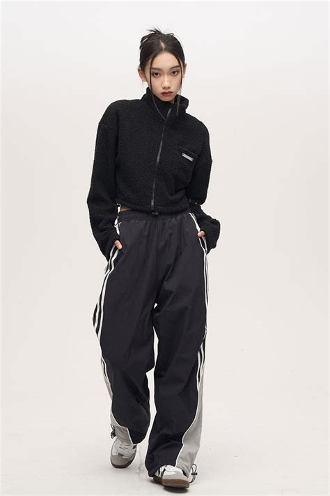 Striped Parachute Pant