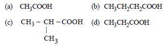 An organic compound A upon reacting with NH₃ gives B. On heating B ...