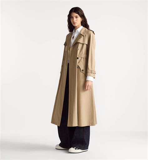 Trench Coat Beige Cotton Gabardine | DIOR