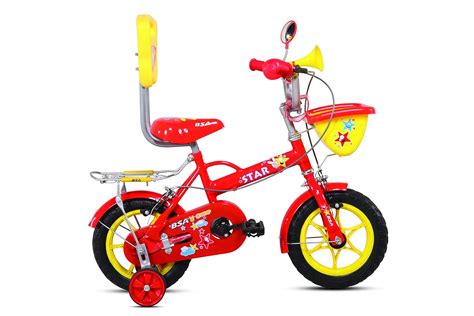 Buy BSA Champ Star Bike, 14" (Chilly Red) Online at Low Prices in India ...