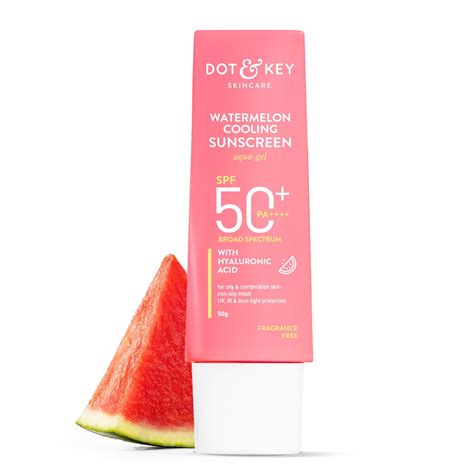 Dot & Key Watermelon Cooling Sunscreen SPF 50+ PA++++ | With Hyaluronic ...