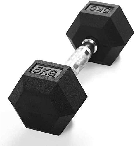 Buy FITNACE 5KG HEX Dumbbell Single PC (5KG X 1) Hexa Dumbbell 5KG ...