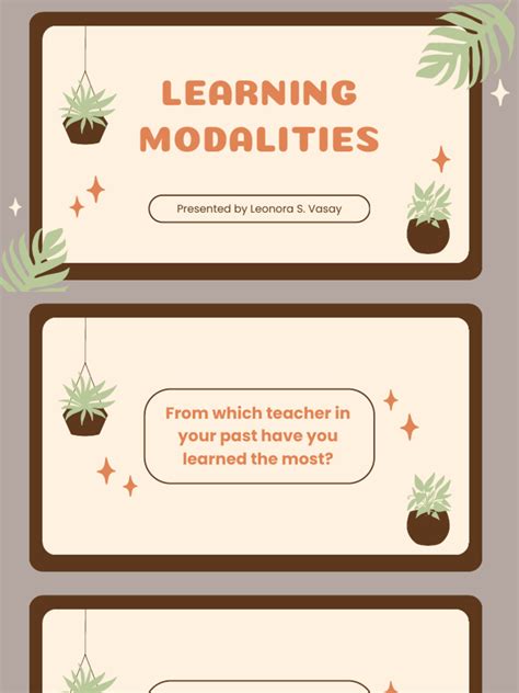 Learning Modalities 的图像结果