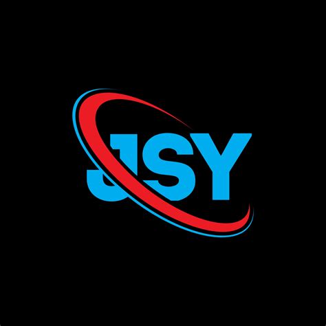 JSY logo. JSY letter. JSY letter logo design. Initials JSY logo linked with circle and uppercase ...