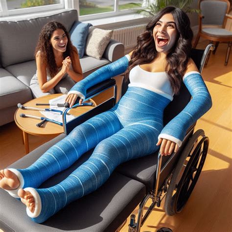 beautiful women in double hip spica cast and DLAC by supla473 on DeviantArt