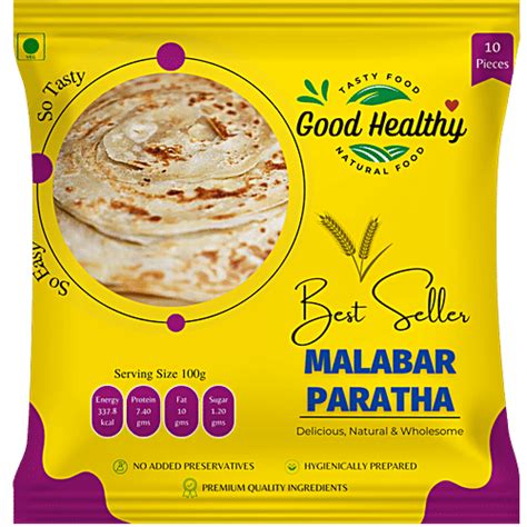 Buy Good Healthy Malabar Parota - Ready To Eat, Heat & Eat Online at ...