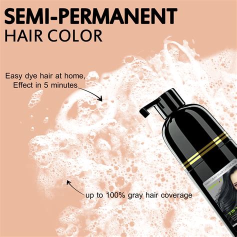 Agthyuve 3 in 1 Semi-Permanent Black Hair Dye - 13.5 FL Oz, India | Ubuy