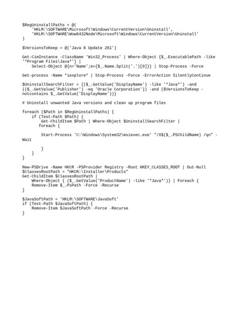 How to Remove Java 133 Update 的图像结果