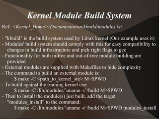 Image result for Types of Linux Kernel Modules