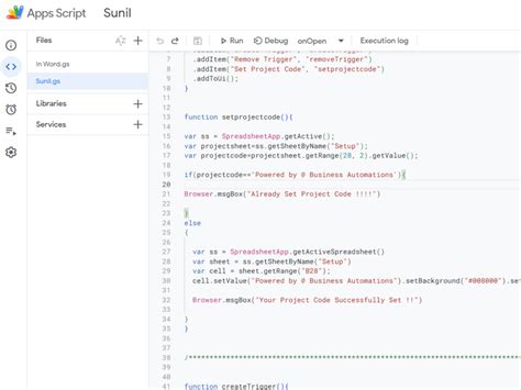 Image result for Google Sheet Script Example