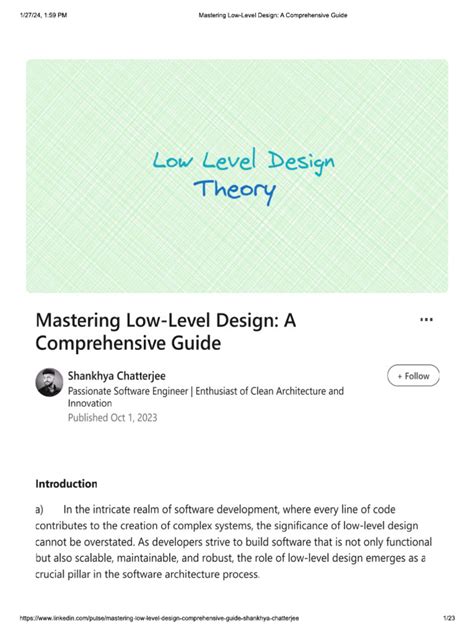 Image result for How to Create LLD Design in Computer Science Examples