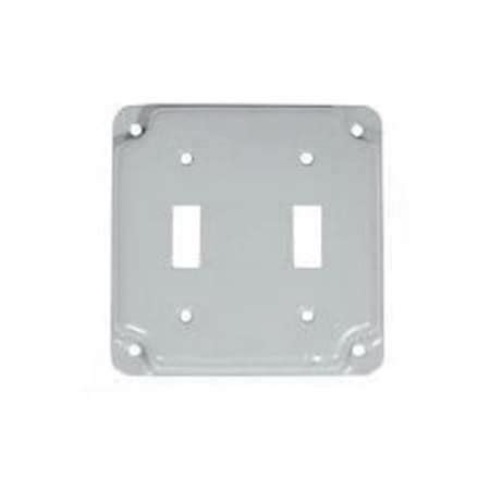 Mulberry Box Cover, Switch Box Type, 2 Gang, Steel, Toggle Switch Cover ...