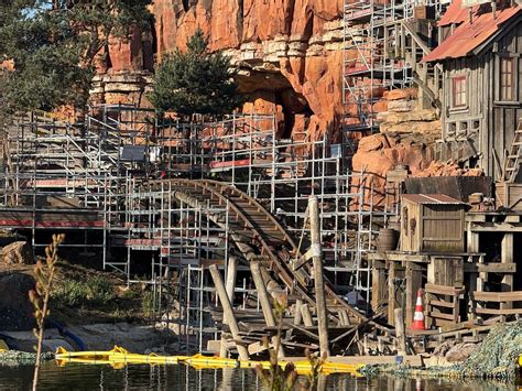 Photos: Construction Continues on Big Thunder Mountain Railroad at ...