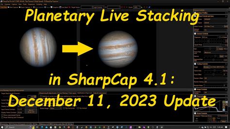 Image result for Live Video Example of SharpCap Stacking