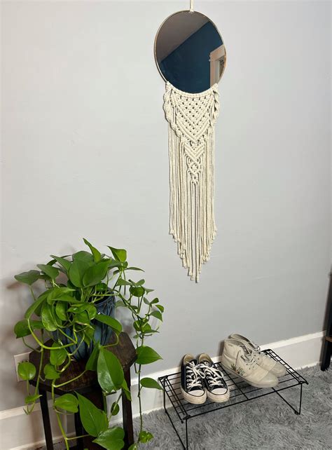 Image result for Boho Macrame Mirror Tutorial