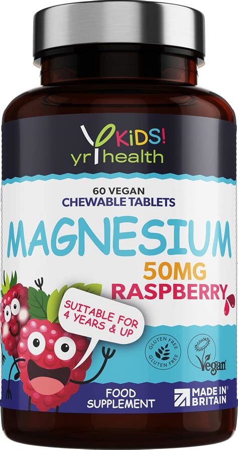 Yrhealth Kids Magnesium Tablets for Sleep, Anxiety and Ticks, India | Ubuy