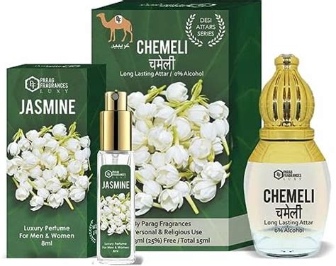 Parag fragrances Women Jasmine 12Ml Attar And Jasmine (Chemeli) 8Ml ...