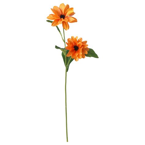 SMYCKA artificial flower, black-eyed susan/stem orange, 55 cm (21 ¾ ...