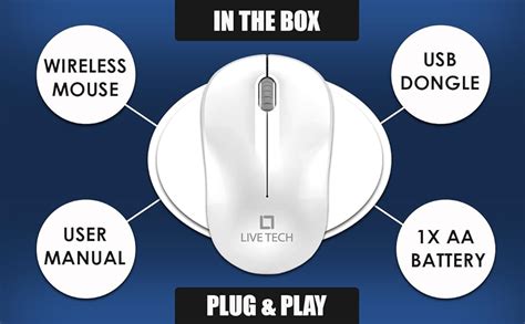 Amazon.in: Buy Live Tech Polar 2.4Ghz Wireless Mouse with DPI 1600 ...