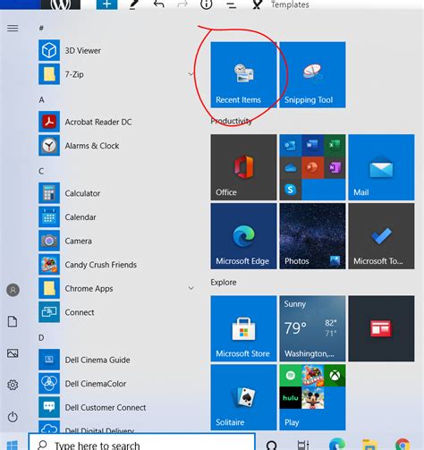Image result for Recent Items