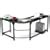 Buy Teraves Reversible L-Shaped Desk Corner Gaming Computer Desk Office ...