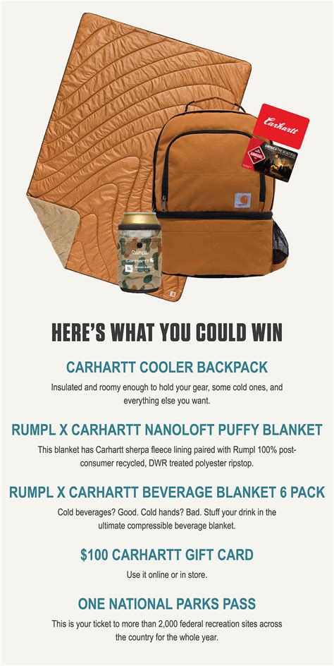 Carhartt: Enter for the chance to win a $100 Carhartt gift card ...