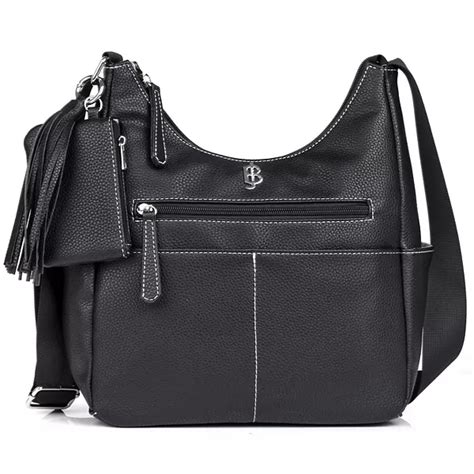 Julia Buxton Pebble Vegan Leather Hobo Bag