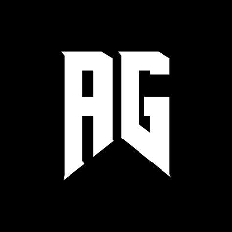 AG Letter Logo Design. Initial letters AG gaming's logo icon for ...