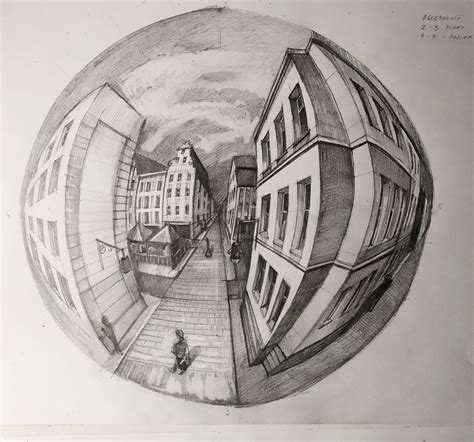 Sphere 5 point perspective grid printable template sphere grid drawing ...