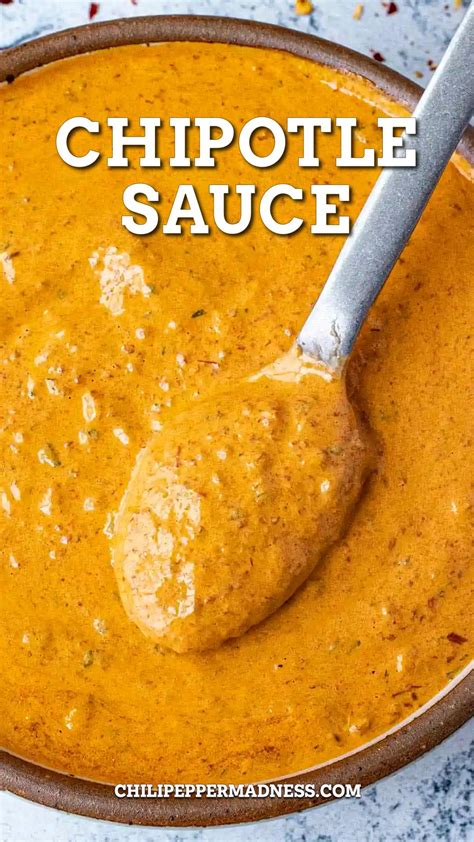 Chipotle Sauce | Mexican food recipes, Creamy chipotle sauce recipe ...