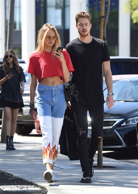 Romee Strijd and Boyfriend Laurens van Leeuwen - Shopping in West ...