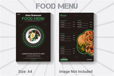 Restaurant Menu Design 的图像结果