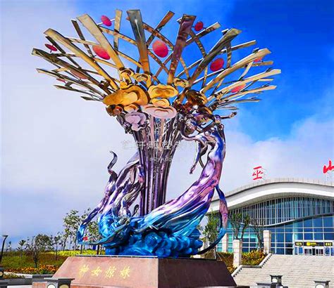 重庆巫山县机场路-不锈钢雕塑